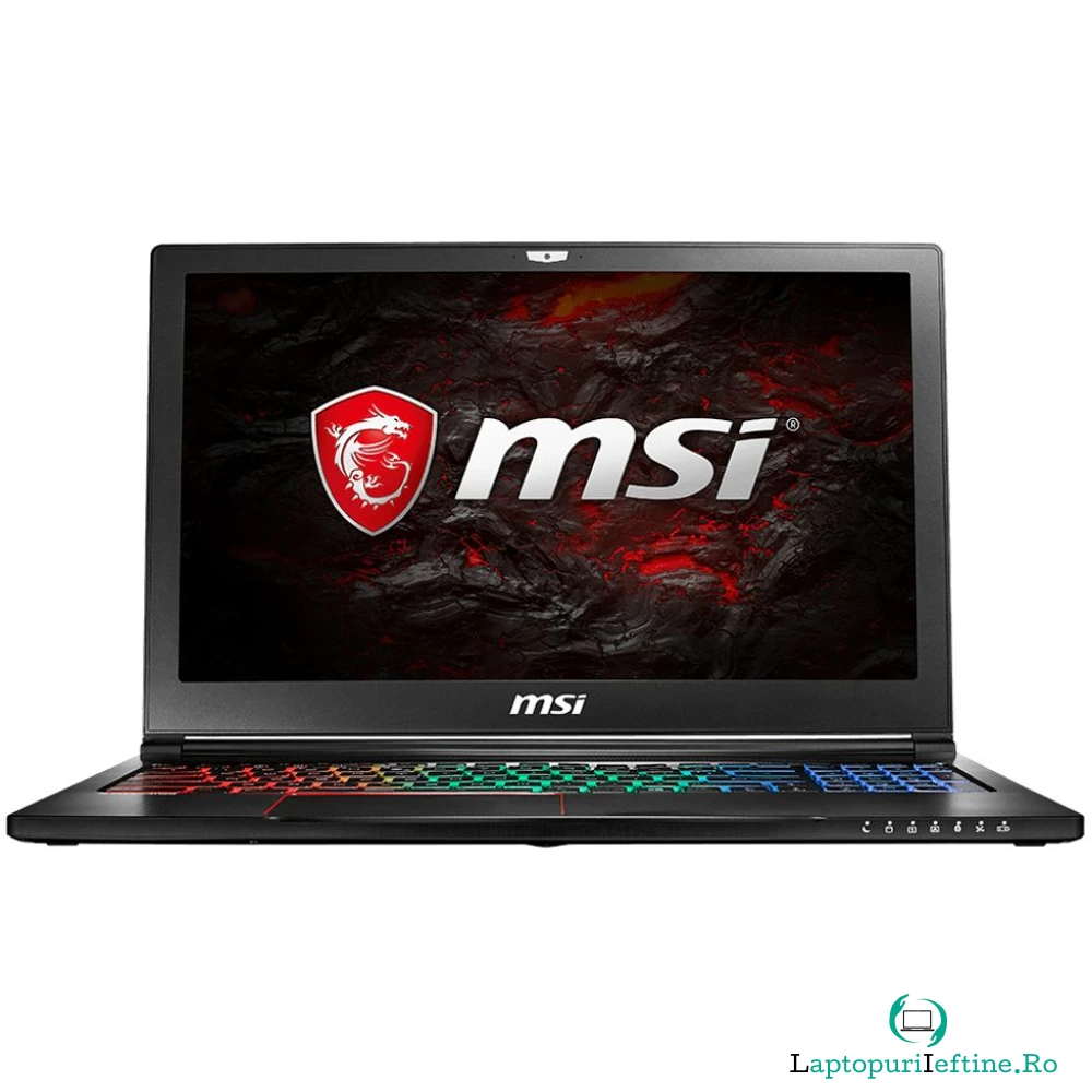 Laptop Gaming MSI GS63 7RD, Intel Core i7-7700HQ, 8GB DDR4, SSD 256GB, nVidia GeForce GTX 1050 2GB, Free DOS