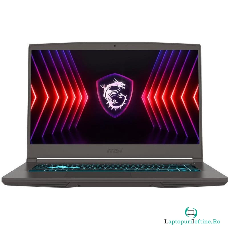 MSI Laptop Gaming MSI Thin 15 B12VE, Intel Core i5-12450H, 15.6 inch FHD, 16GB RAM, 1TB SSD, nVidia RTX 4050 6GB, Free DOS, Gri