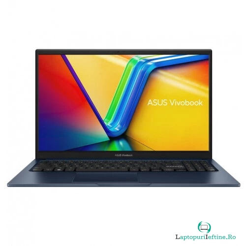 Asus Laptop Asus Vivobook X1504VA, Intel Core i3-1315U, 15.6 inch FHD, 8GB RAM, 512GB SSD, Free DOS, Albastru la 1,757.99 lei ron