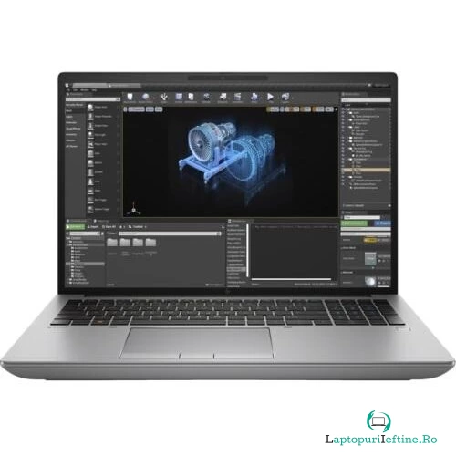 HP Laptop HP ZBook Fury G10, Intel Core i7-14700HX, 16 inch WUXGA, 32GB RAM, 1TB SSD, nVidia RTX A3500 12GB, Windows 11 Pro, Gri la 15,447.99 lei ron
