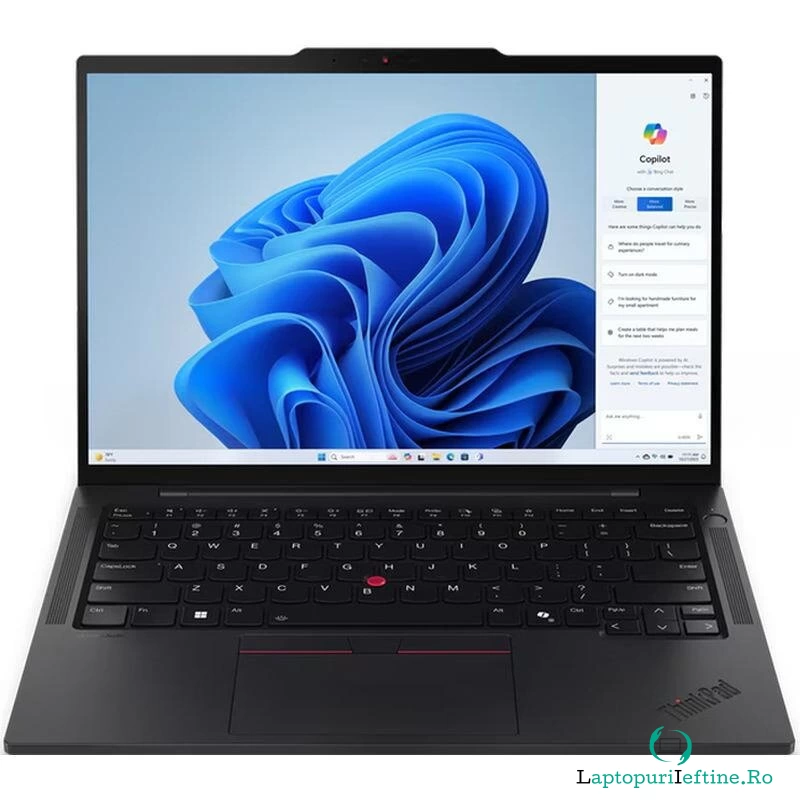 Lenovo Laptop Lenovo ThinkPad T14s Gen 5, Intel Core Ultra 7 155U, 14 inch WUXGA, 32GB RAM, 1TB SSD, Windows 11 Pro, Negru la 11,577.99 lei ron