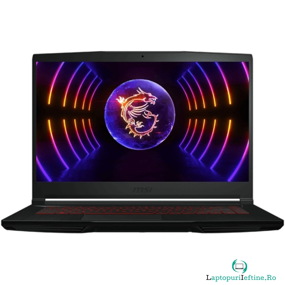 Laptop Gaming MSI Thin GF63 12UCX Intel Core i7-12650H, 15.6", Full HD, IPS, 144Hz, 16GB DDR4, 512GB SSD, NVIDIA GeForce RTX 2050, No OS, Black