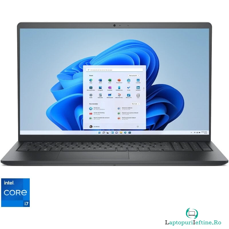 Laptop DELL 15.6&#039;&#039; Vostro 3530, FHD 120Hz, Procesor Intel® Core™ i7-1355U (12M Cache, up to 5.00 GHz), 16GB DDR4, 512GB SSD, Intel Iris Xe, Win 11 Pro, Carbon Black, 3Yr ProSupport la 3,686.98 lei ron