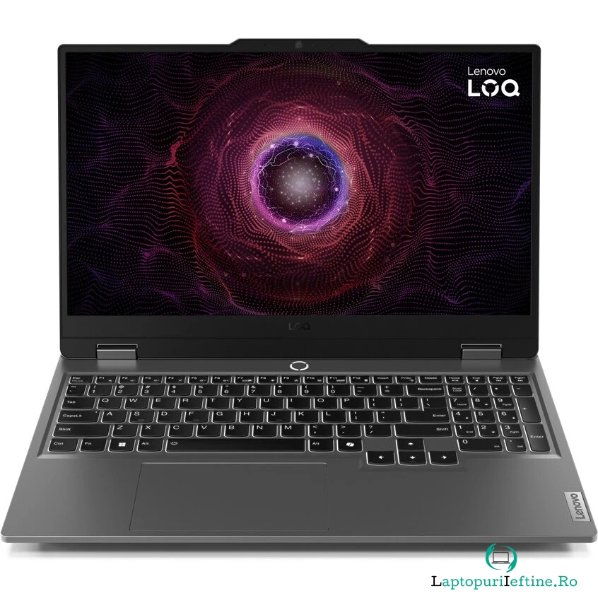 Lenovo Laptop Gaming Lenovo LOQ, Intel Core i5-12450HX, 15.6 inch FHD, 16GB RAM, 1TB SSD, nVidia RTX 4050 6GB, Free DOS, Gri la 4,375.99 lei ron