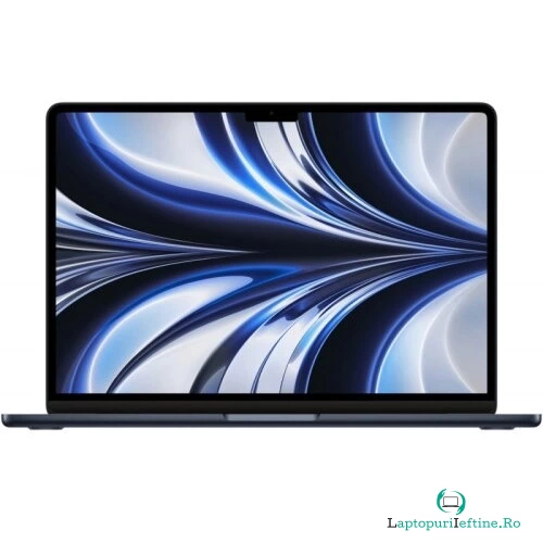 Apple Laptop Apple MacBook, Apple M2, 13.6 inch, 16GB RAM, 256GB SSD, Mac OS, Negru