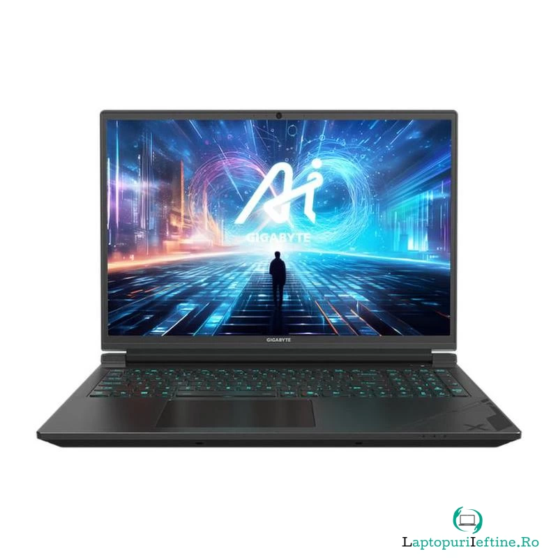 Laptop Gaming Gigabyte G6X 9MG, 16'' ,FHD+, 165Hz, Intel Core i7-13650HX, 16GB DDR5, 1TB SSD, GeForce RTX 4050, Free DOS, Gunmetal Gray