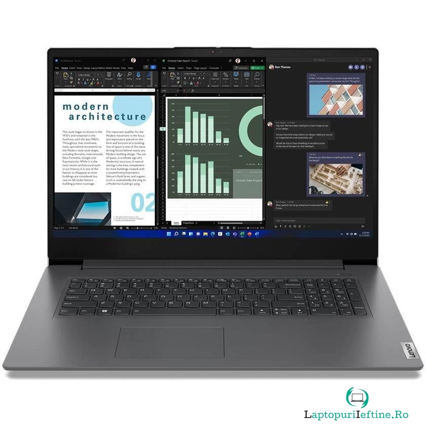Lenovo Laptop, Lenovo V17 G4IRU, I7-1355U 16GB, gri la 4,952.99 lei ron