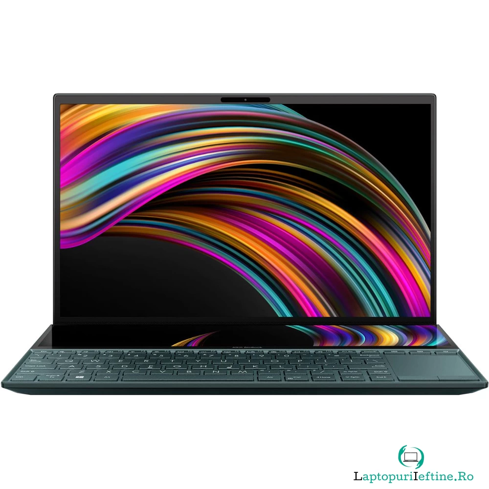 Laptop Asus ZenBook Duo UX481FA-BM011T, Intel® Core&trade; i7-10510U, 16GB DDR4, SSD 512GB, Intel® UHD Graphics, Windows 10 Home la 6,999.99 lei ron