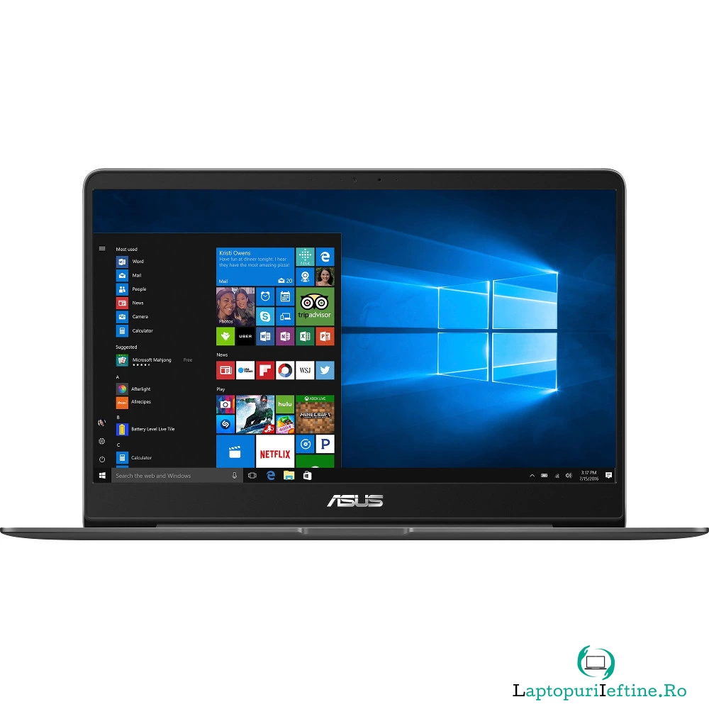 Laptop Asus ZenBook UX430UA-GV340R, Intel Core I5-8250U, 8GB DDR3, SSD 256GB, Intel UHD Graphics, Windows 10 Pro