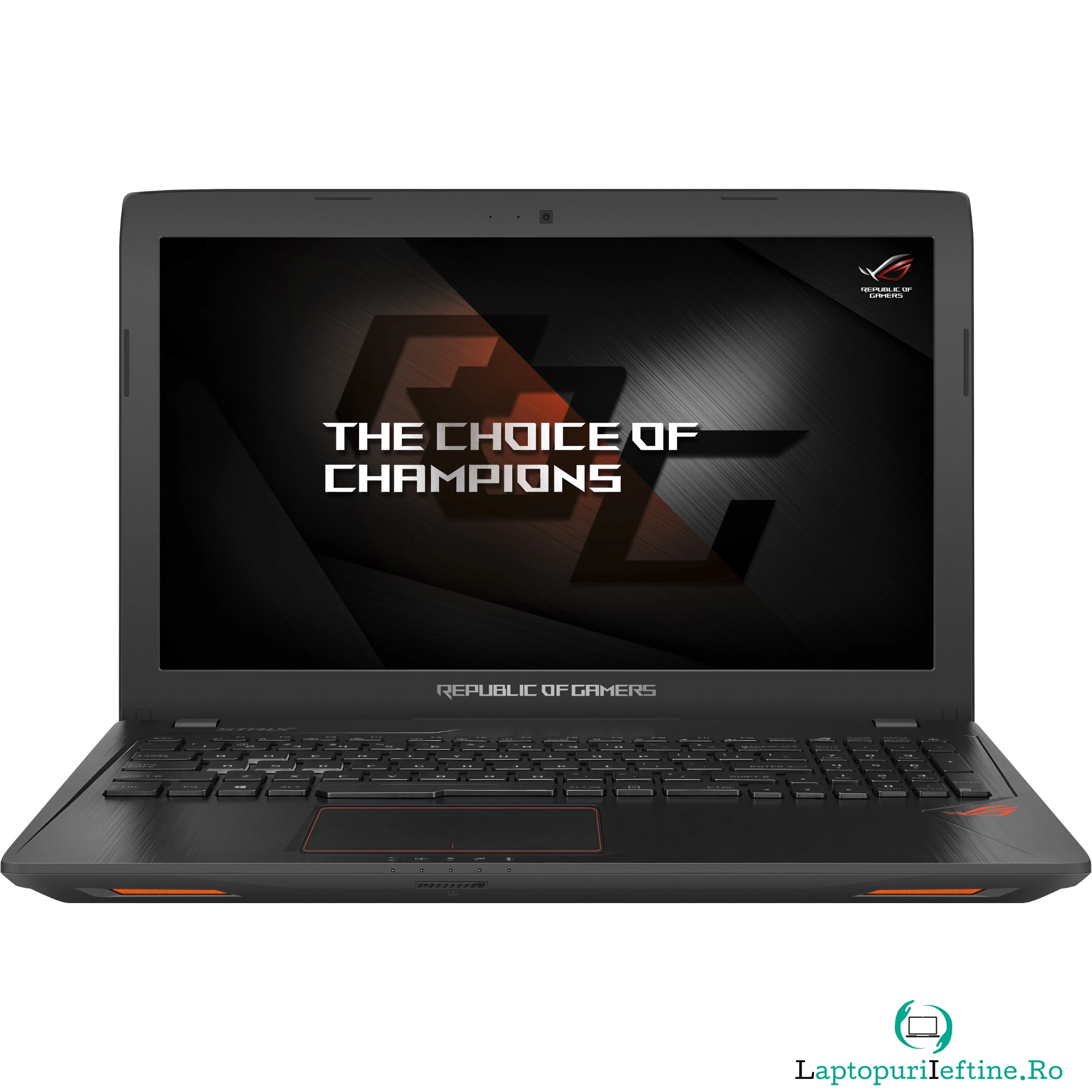 Laptop Gaming Asus ROG STRIX GL553VE-FY022, Intel Core i7-7700HQ, 8GB DDR4, HDD 1TB, nVidia GeForce GTX 1050Ti 4GB, Endless OS la 4,699.99 lei ron